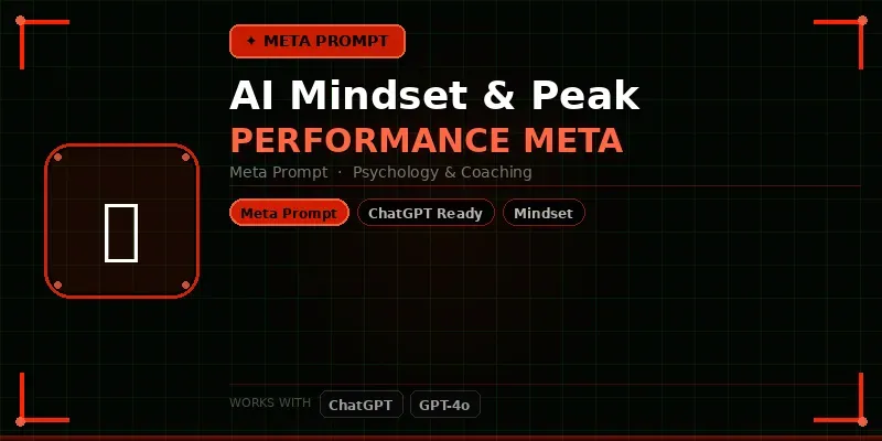 Mindset And Peak Performance Meta Ai generated by undefined