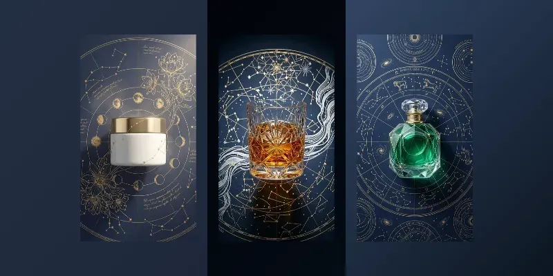 Celestial Gold 3D Product Integrations generated by undefined