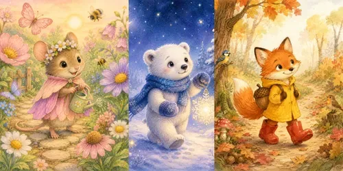 Classic Kids Book Character Art Creators generated by chatgpt-image