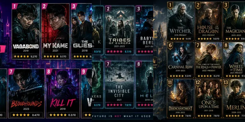 Web Series Ranking Posters generated by undefined