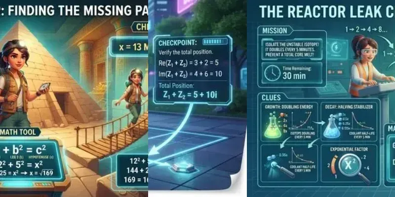 Math Mission Visual Challenges