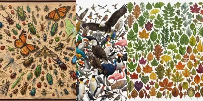 Dense Collection Array Collage Art generated by undefined
