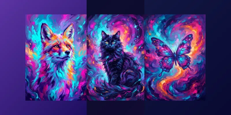 Vibrant Expressive Painterlies generated by undefined