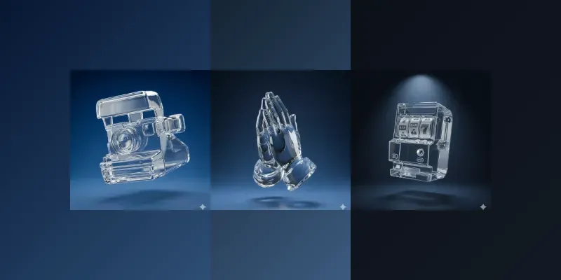 Clear Polished Glass Objects generated by undefined
