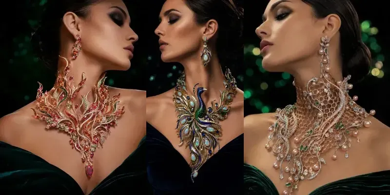 Sculptural Jewelry Editorial Generator generated by undefined