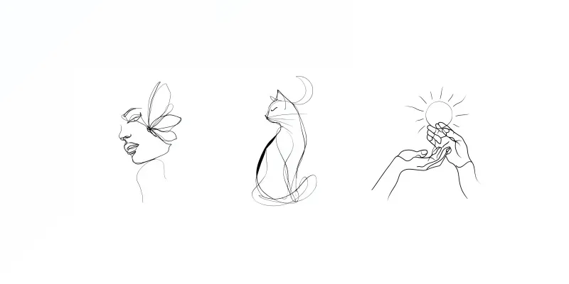 Minimalist Line Dreams generated by undefined