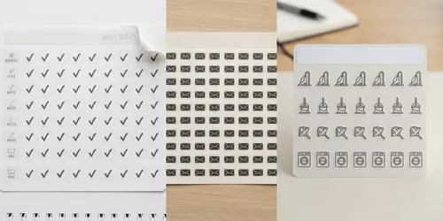 Planner Sticker Icon Sheet Builders generated by gemini-image