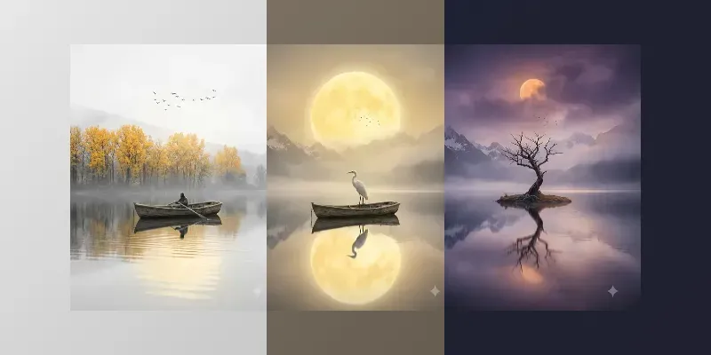 Symmetrical Water Reflections generated by undefined