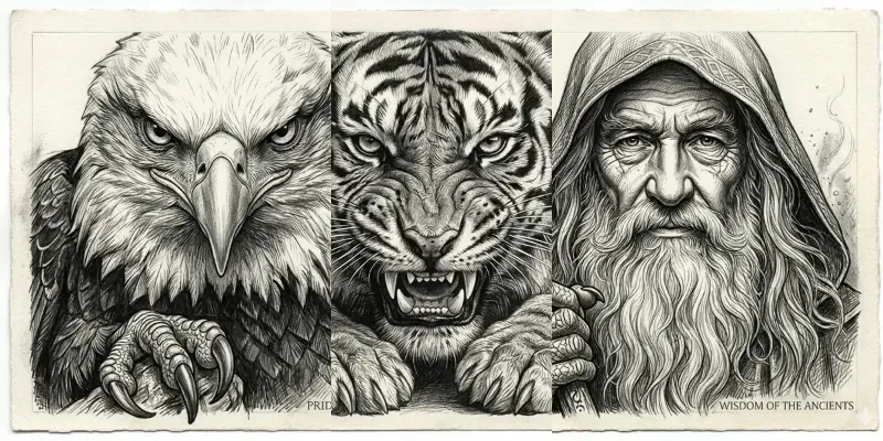 Masterpiece Hyperdetailed Pencil Sketches generated by undefined