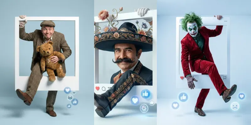 Portraits Beyond The Frame generated by undefined