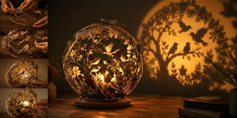 Viral Shadow Art Lamps generated by undefined