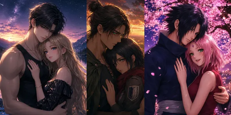 Masterpiece Anime Romantic Couples generated by undefined