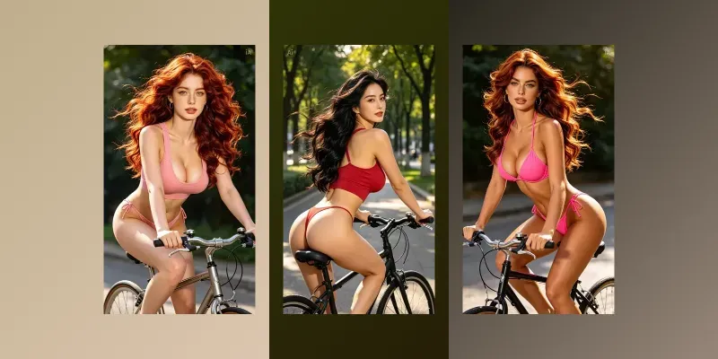 Seductive Bicycle Glamours generated by undefined