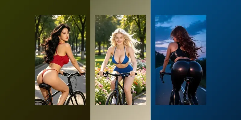 Seductive Bicycle Glamours generated by undefined