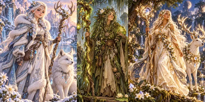 Ultimate Fairy Tale Fantasy Druid Designs