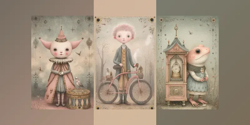 Whimsical Clockwork Curiosities generated by undefined