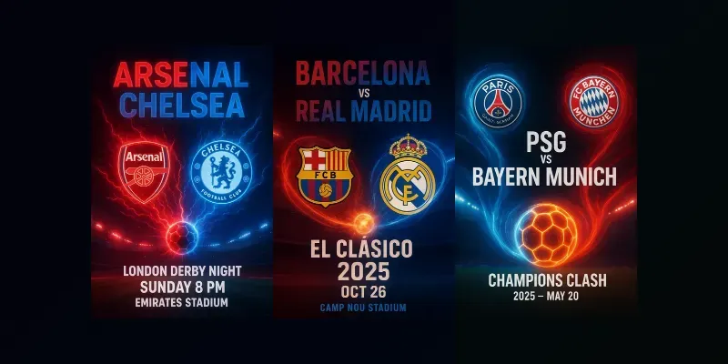 Epic Football Match Poster generated by undefined