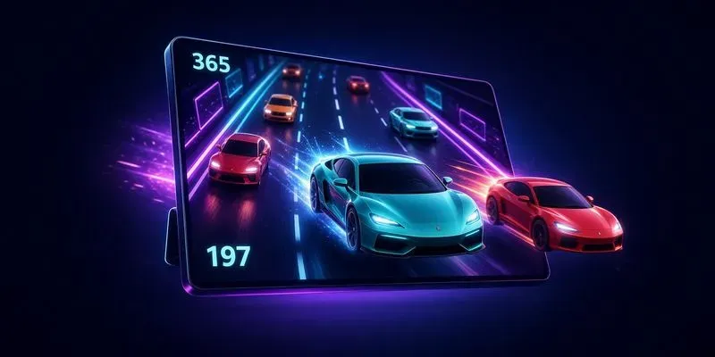 Neon Highway Racing Game Builder