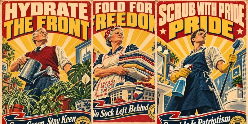 Bureaucratic Chore Propaganda Posters