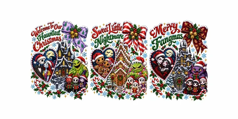 Coquette Spooky Christmas Tshirts
