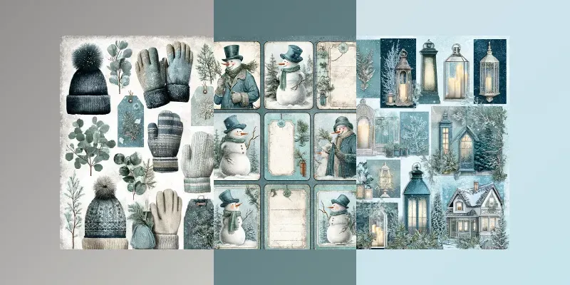 Winter Junk Journals generated by undefined