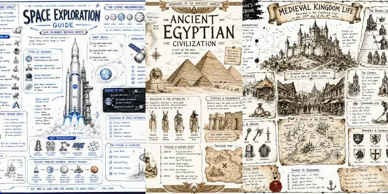 Ultimate Sketchnote Infographics generated by undefined
