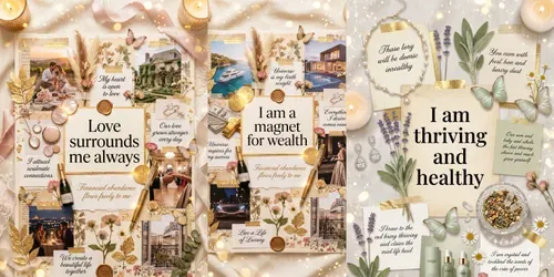 Luxury Manifestation Board Creators generated by gemini-image