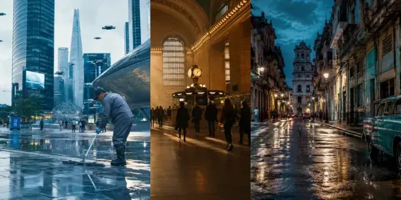 Cinematic Wide Street Photography generated by undefined
