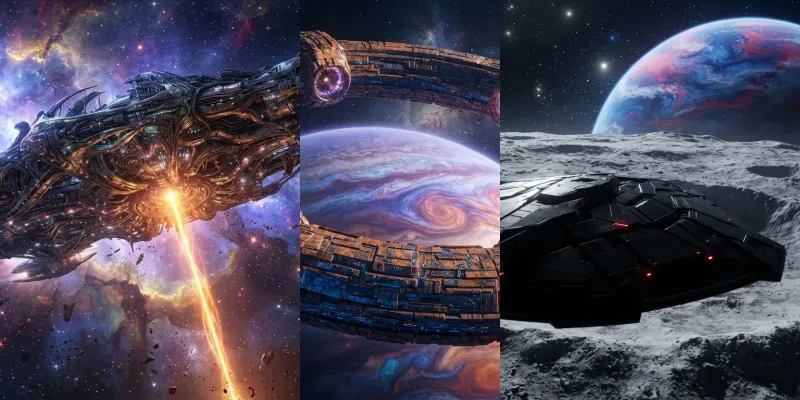Alien Spaceship Scifi Generator generated by undefined