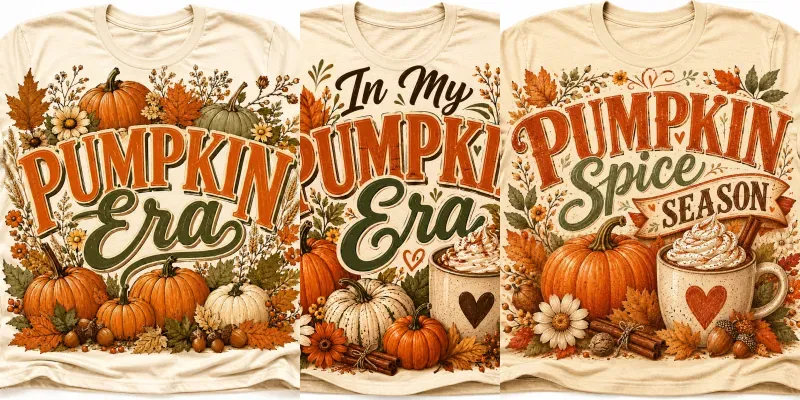 Pumpkin Era Tshirt Graphics generated by undefined