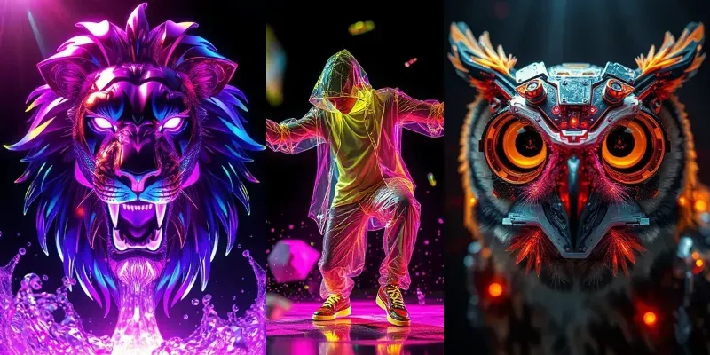 Cybernetic Holographic Prismatic Glasses generated by undefined