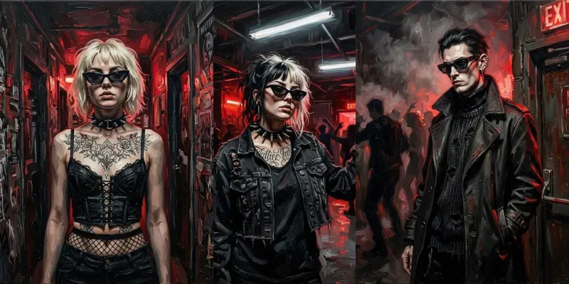 Dark Goth Oil Painting Generator generated by undefined