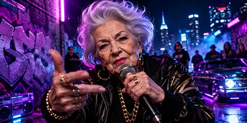 Granny Rap Queen Music generated by undefined