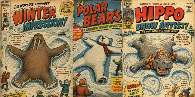 Vintage Comic Cover Creators generated by undefined