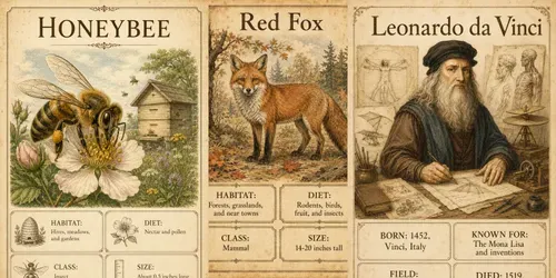 Vintage Fact Plate Generator generated by chatgpt-image
