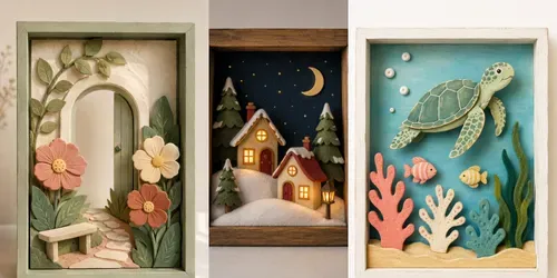Handmade Storybook Shadow Boxes generated by chatgpt-image
