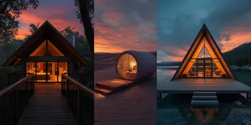 Luxury Eco Glamping Resorts generated by leonardo