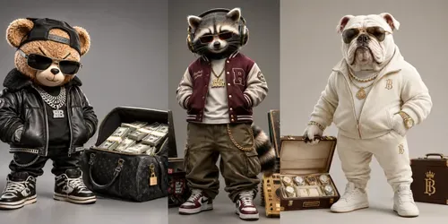 Luxury Streetwear Characters generated by chatgpt-image