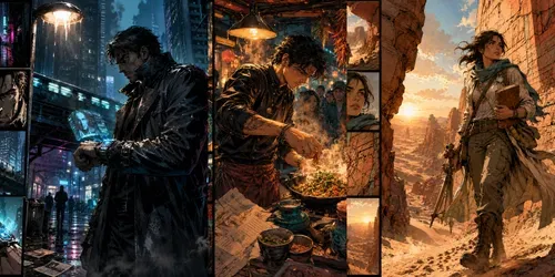 Comic Narrative Forges generated by chatgpt-image