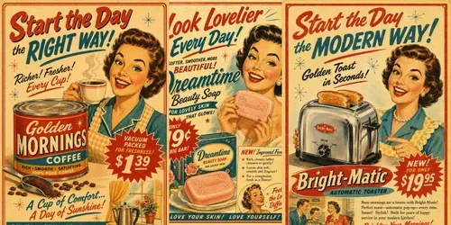 Vintage 1950s Advertising Poster Generator generated by chatgpt-image
