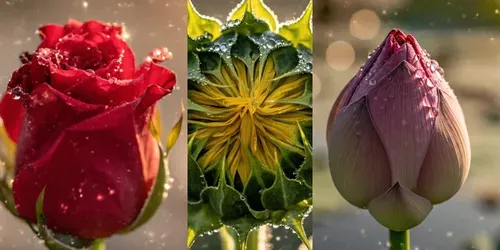 Cinematic Flower Timelapses generated by veo