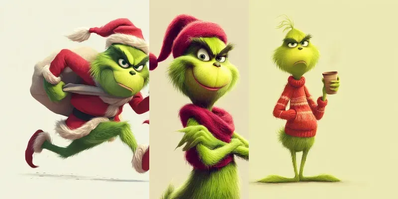 Iconic Grinch Svg Clipart Generator generated by undefined