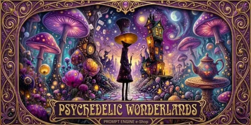Psychedelic Wonderlands generated by undefined