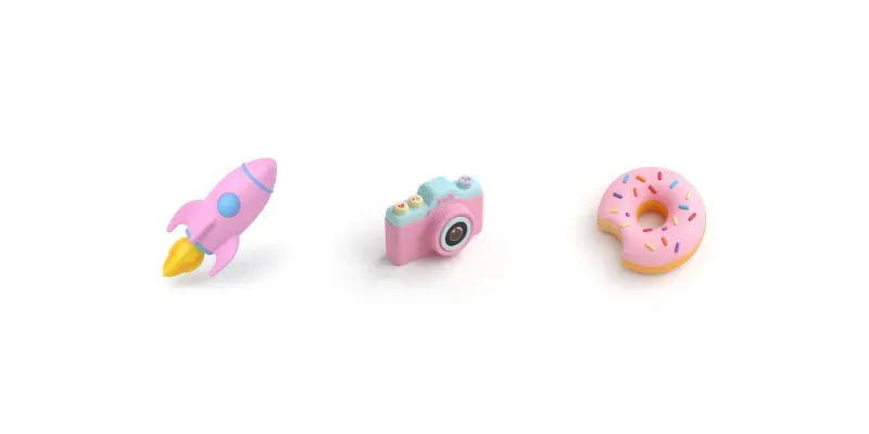 Polymer Clay 3D Icon Studio iOS Emojis generated by undefined