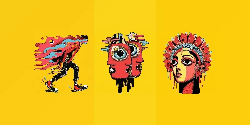 Bold Drip Pop Illustrations generated by undefined