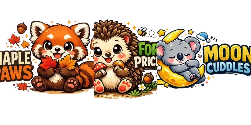 Cute Character Typography Tshirt Designs generated by undefined
