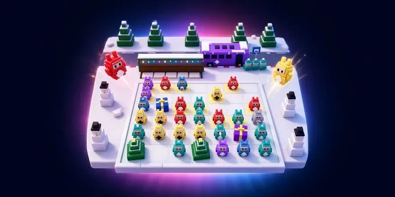 3D Bus Jam Color Sort Game Builder