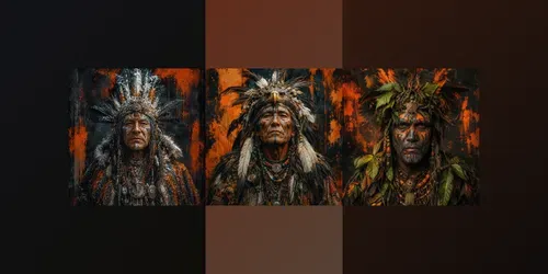 Cinematic Tribal Portraits generated by chatgpt-image