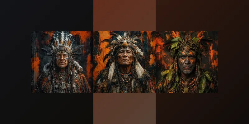 Cinematic Tribal Portraits generated by undefined