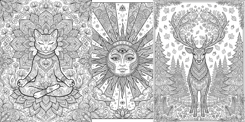 KDP Coloring Book Pages generated by undefined